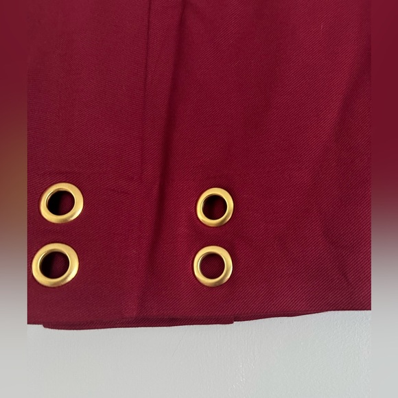 NWT Kenzie wine grommet skirt with side zipper. SIZE XL - Picture 13 of 14